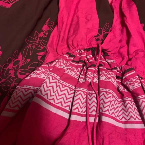 Free People Pink Fuchsia Palm Beach Jumpsuit - Picture 3 of 3